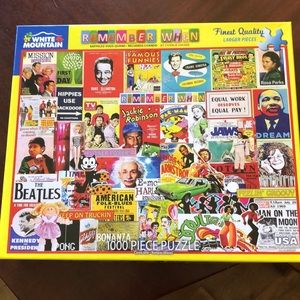 1000 piece White Mountain puzzle.